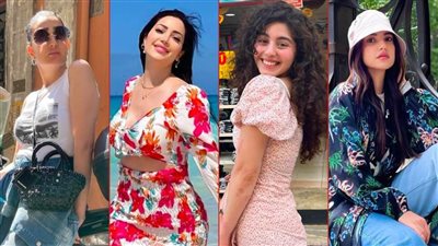 النجمات تعلن بداية الصيف .. العيد على طريقة غادة عبدالرازق ونسرين طافش ومايان السيد ودرة