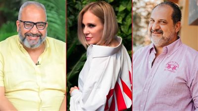 خالد الصاوي حبيب شيرين رضا السابق وبيومي فؤاد زوجها في فيلم مغامرات كوكو