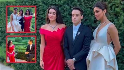 بعد اعتذارها عن الشادر .. ياسمين صبري تنشر صورها مع رامي مالك وديبيكا بادكون من رحلتها فى مدريد