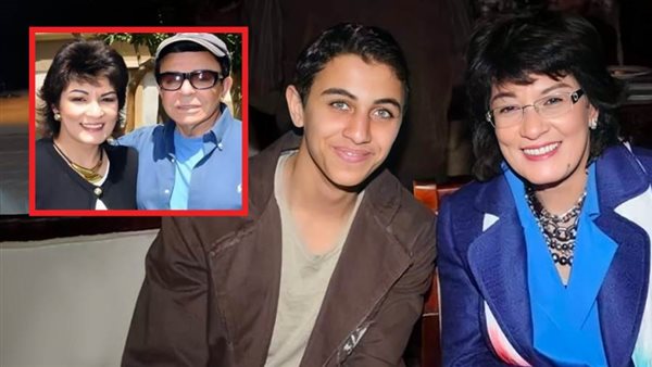 سماح أنور مع ابنها
