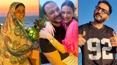 أحمد حلمي وسط البحر وياسمين عبد العزيز بالحجاب وأحمد وهنادي في صحة العيد .. كيف احتفل النجوم بالأضحى؟