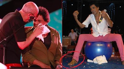 بكاء وسقوط وظهور بدون حذاء .. أشهر مواقف الكينج محمد منير على المسرح