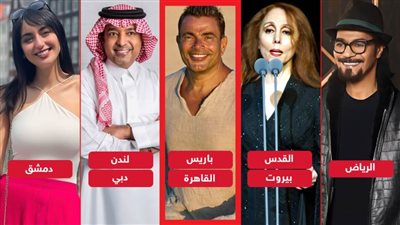 بعد أغنية باريس .. الهضبة وفيروز وراشد الماجد وفايا يونان ورابح صقر نجوم غنوا لعواصم العالم
