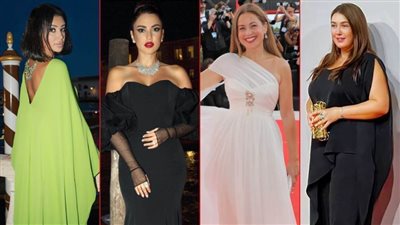 كندة علوش ودرة وأروي جودة وريا أبي راشد .. أبرز النجمات على السجادة الحمراء لمهرجان فينسيا الدولى