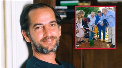 إلهام شاهين وليلى علوى ويحيى الفخرانى وأحمد بدير يزرعون شجرة لـ روح هشام سليم فى روما 