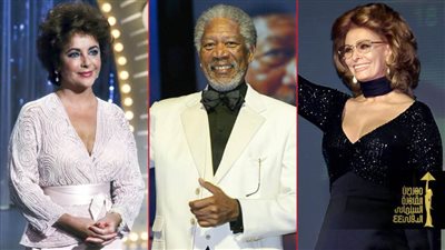 صوفيا لورين وإليزابيث تايلور ومورجان فريمان .. أشهر النجوم العالميين الذين حضروا مهرجان القاهرة السينمائي