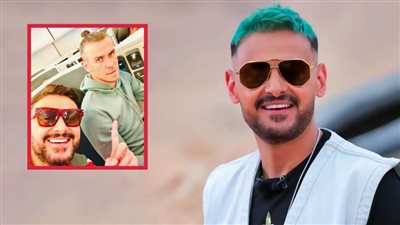 رامز جلال يشارك صورة مع جاريث بيل كابتن منتخب ويلز بعد تعادله مع أمريكا