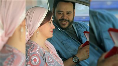 أول صورة .. محمد ممدوح وريهام عبدالغفور من مسلسل رشيد رمضان 2023