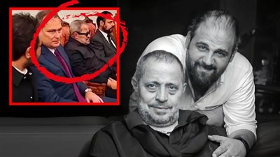 عابد فهد وناصيف زيتون ونيشان أول الحضور .. الصور الأولى من عزاء وديع جورج وسوف