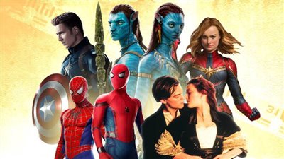 إنفوجراف خبر أبيض .. تعرف علي قائمة الأفلام الأعلي إيرادات في تاريخ السينما العالمية 