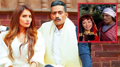 محمد رمضان ينشر صورة جديدة من مسلسل العمدة مع زينة ويعلق : زمان كان عنتر وعبلة دلوقتي جعفر وعايدة