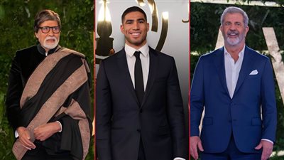 ميل جيبسون وأميتاب باتشان وأشرف حكيمي مفاجأة حفل JOY AWARDS 2023 