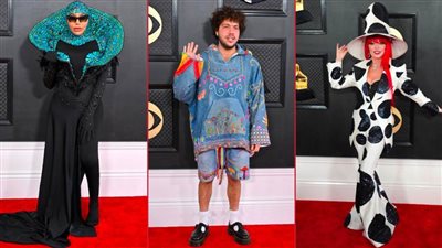بالصور : أغرب إطلالات النجوم والمشاهير فى حفل توزيع جوائز Grammy Awards