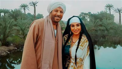 أول صورة : روجينا وإياد نصار من كواليس مسلسل ستهم رمضان 2023