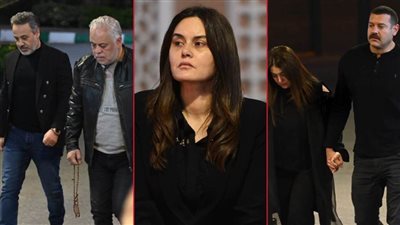 بالصور .. النجوم في عزاء والدة رشا مهدي بمسجد الشرطة في الشيخ زايد 