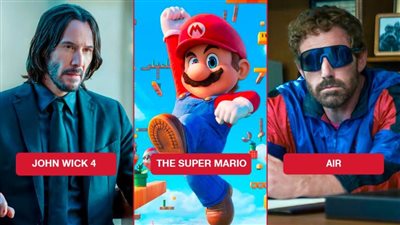 بوكس أوفيس هوليوود .. Super Mario يتصدر وJohn Wick  في المركز الرابع وبن أفليك الأخير بـ 7 ملايين دولار