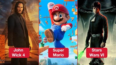 بوكس أوفيس هوليوود .. Super Mario يتصدر وStars Wars الرابع وJohn Wick الأخير بـ 6 ملايين دولار