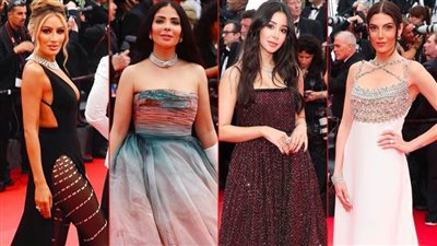 منى زكي ومايا دياب ورزان جمال وأسيل عمران .. أبرز النجمات العرب على السجادة الحمراء لمهرجان كان