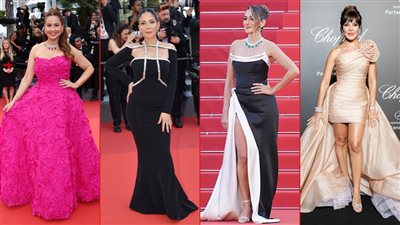 منى زكي ونادين وأمينة ورايا أبي راشد .. ما هى أفضل إطلالة لنجمة عربية فى مهرجان كان؟