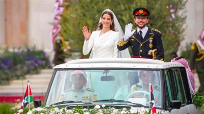 ولي عهد بريطانيا وزوجات رؤساء وأمراء العالم العربي فى حفل زفاف ولى عهد الأردن