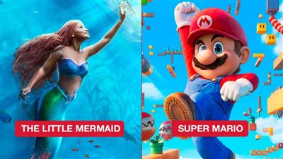 بوكس أوفيس .. The Little Mermaid يتصدر وMario قبل الأخير بـ 10 ملايين دولار