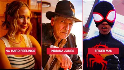 بوكس أوفيس هوليوود .. Indiana Jones يتصدر وSpider Man يتراجع للمركز الرابع وجينيفر لورانس الأخيرة بـ 13 مليون دولار