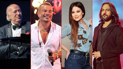 بهاء سلطان وعمر خيرت وكارول سماحة والهضبة .. نجوم حفلات الويك إند فى الساحل الشمالي