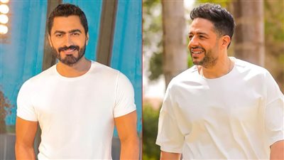 محمد حماقي وتامر حسني يحتلان صدارة تريند Top 10 على يوتيوب بأغانيهما