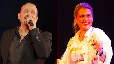 هشام عباس وسيمون نجما حفلات محكي القلعة اليوم 