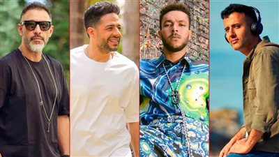 محمد حماقي وحمزة نمرة وعمرو مصطفى وويجز يتنافسون على صدارة تريند يوتيوب 