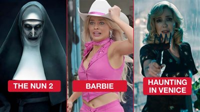 بوكس أوفيس هوليوود .. A Haunting in Venice يتصدر وThe Nun 2 يتراجع للمركز الثاني وBarbie يتذيل القائمة