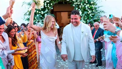 بالصور .. رونالدو يحتفل بزواجه للمرة الثالثة من عارضة أزياء تصغره بـ 14 عامًا