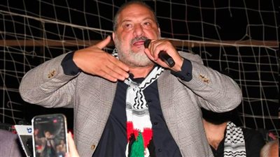 داخل مقر نقابة المهن التمثيلية .. النجوم ينظمون وقفة تضامنية مع الشعب الفلـ سطيني 