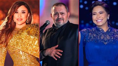 شيرين عبدالوهاب ونجوى كرم وجورج وسوف يلتقون في حفل واحد بدبي ليلة رأس السنة