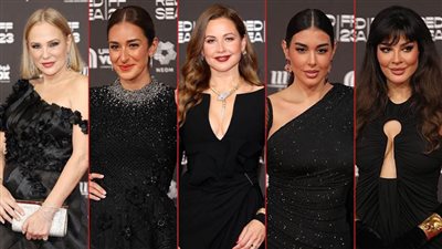 ياسمين صبري وأمينة خليل وشيرين رضا ونادين نجيم وريا أبي راشد .. الأسود يسيطر على ريد كاربت مهرجان البحر الأحمر