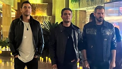 آسر ياسين فى ولاد رزق 3 .. أول صورة بشخصية الشايب مع أحمد عز وعمرو يوسف