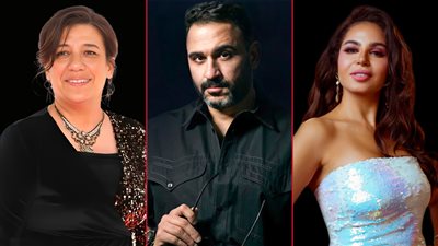 نسرين أمين زوجة أكرم حسني وسماء إبراهيم عمته في مسلسل بابا جه