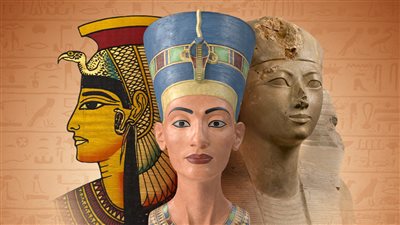 إنفوجراف خبر أبيض .. حتشبسوت وكليوباترا وشجرة الدر ونفرتيتي ملكات قريباً علي الشاشة