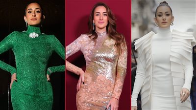 بالصور .. من joy awards إلى باريس فساتين أمينة خليل في أسبوع