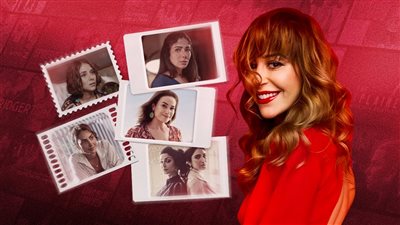 إنفوجراف خبر أبيض .. 5 وشوش للنجمات تصدرت مسلسلات وأفلام نتفليكس قبل منة شلبي