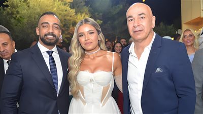 بالصور .. حسام حسن يحتفل بخطوبة ابنته يارا 