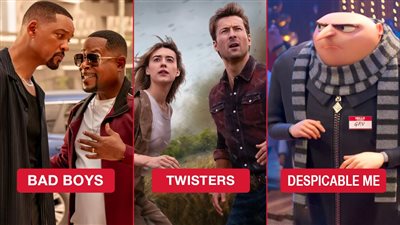 بوكس أوفيس هوليوود.. Twisters يتصدر وDespicable Me 4 يلاحقه وسكارليت وسميث في المراكز الأخيرة