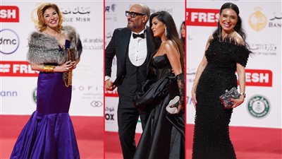 بالصور .. أول الحضور علي الريد كاربت في حفل افتتاح مهرجان القاهرة 45