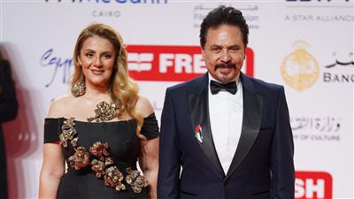 بالصور .. أجمل Couples في حفل افتتاح مهرجان القاهرة السينمائي الـ 45