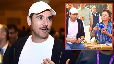 أحمد عز :  ساندرا نشأت من أفضل المخرجات فى السينما المصرية واتعلمت منها التمثيل الحقيقى