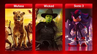 بوكس أوفيس هوليوود .. Mufasa وSonic 3 يجمعان 135 مليون وWicked الأخير بـ 35 مليون