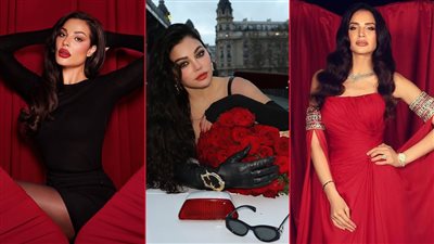 كيف احتفلت النجمات بعيد الحب ؟