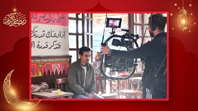 صور جديدة من كواليس مسلسل قهوة المحطة بطولة أحمد غزي والعرض النصف الثاني من رمضان
