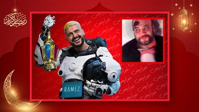 حاتم صلاح ضيف رامز جلال الليلة فى برنامج رامز إيلون مصر