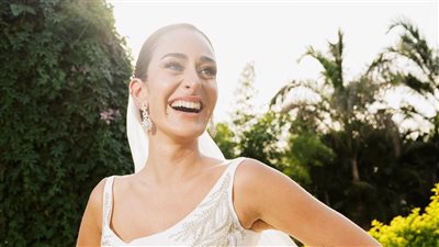 بالصور .. ليلة زفاف أمينة خليل 